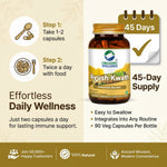 Organic Wellness Ayush Kwath Capsules -  90 Capsules