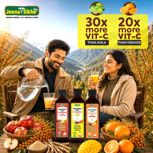 Jeena Sikho Swaranfalam Amrit Sea Buckthorn Berry Juice (500 ml, Orange Flavour)