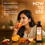 Jeena Sikho Swaranfalam Amrit Sea Buckthorn Berry Juice (500 ml, Orange Flavour)