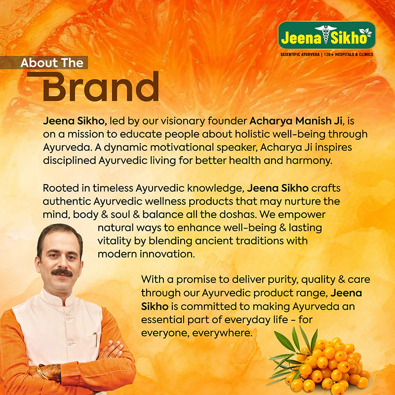 Jeena Sikho Swaranfalam Amrit Sea Buckthorn Berry Juice (500 ml, Orange Flavour)
