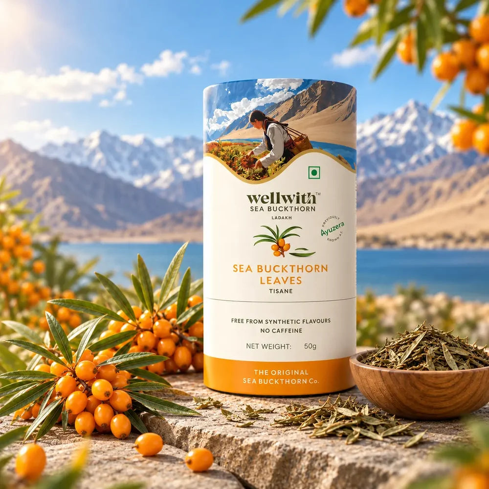 WellWith Sea Buckthorn Leaf Tea (50g)