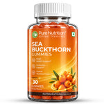 Pure Nutrition Sea Buckthorn Gummies 30 Gummies for heart health, immunity and overall wellness support