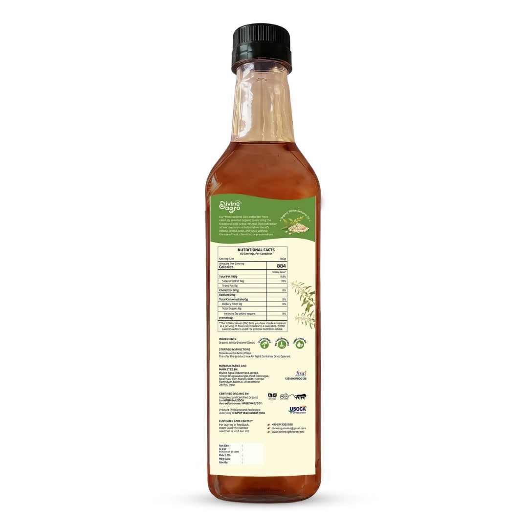 Divine Agro Sesame Oil - 1ltr.