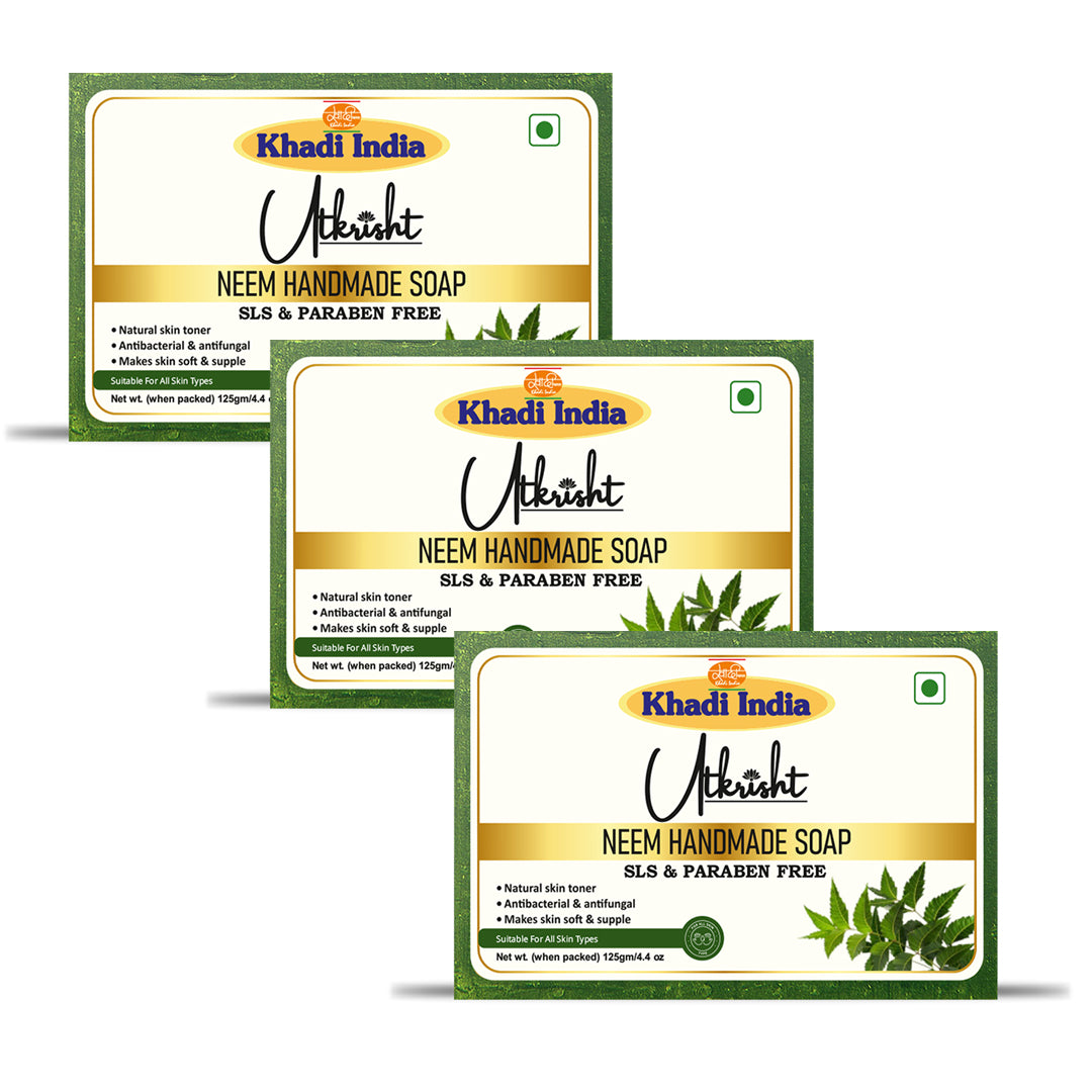 Utkrisht Khadi Neem Soap (125g)