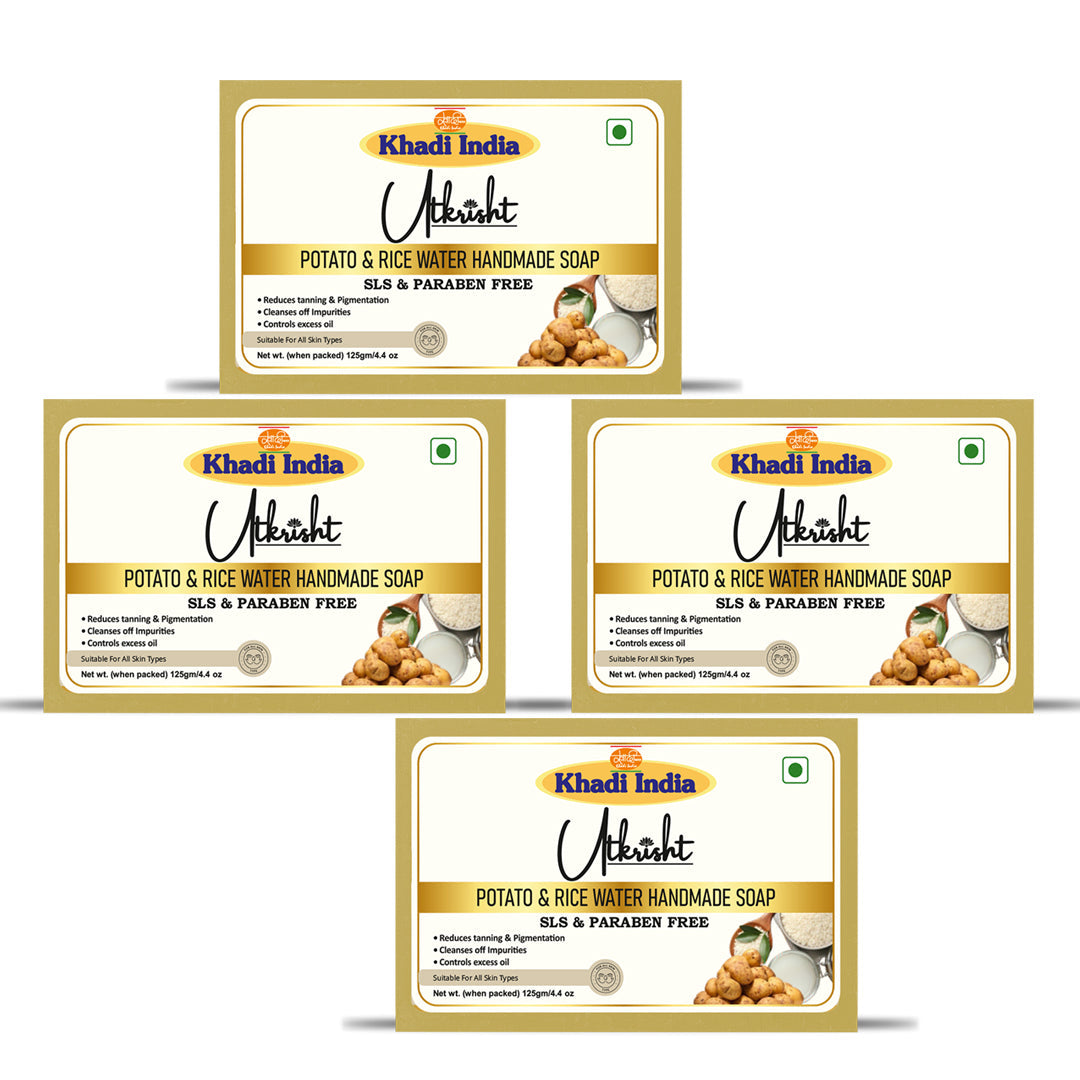 Utkrisht Khadi Potato Rice Water Soap (125g)