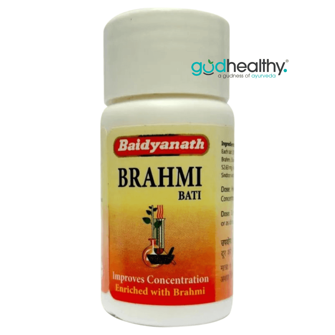 Baidyanath (Jhansi) Brahmi Bati Tablets - 80 Tablets