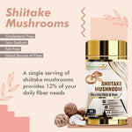 Vitaminnica Shiitake Mushroom Capsules - Immune Boost & Cardiovascular Health, 60 Count