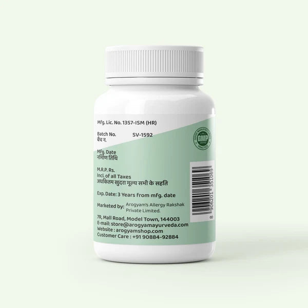 Dr. Satnam’s Arogyam Ayurveda Shatavari Tablets (500mg, 60 Tablets) | Pure Adaptogenic Shatavari Extract for Hormonal Balance, Lactation & Female Vitality