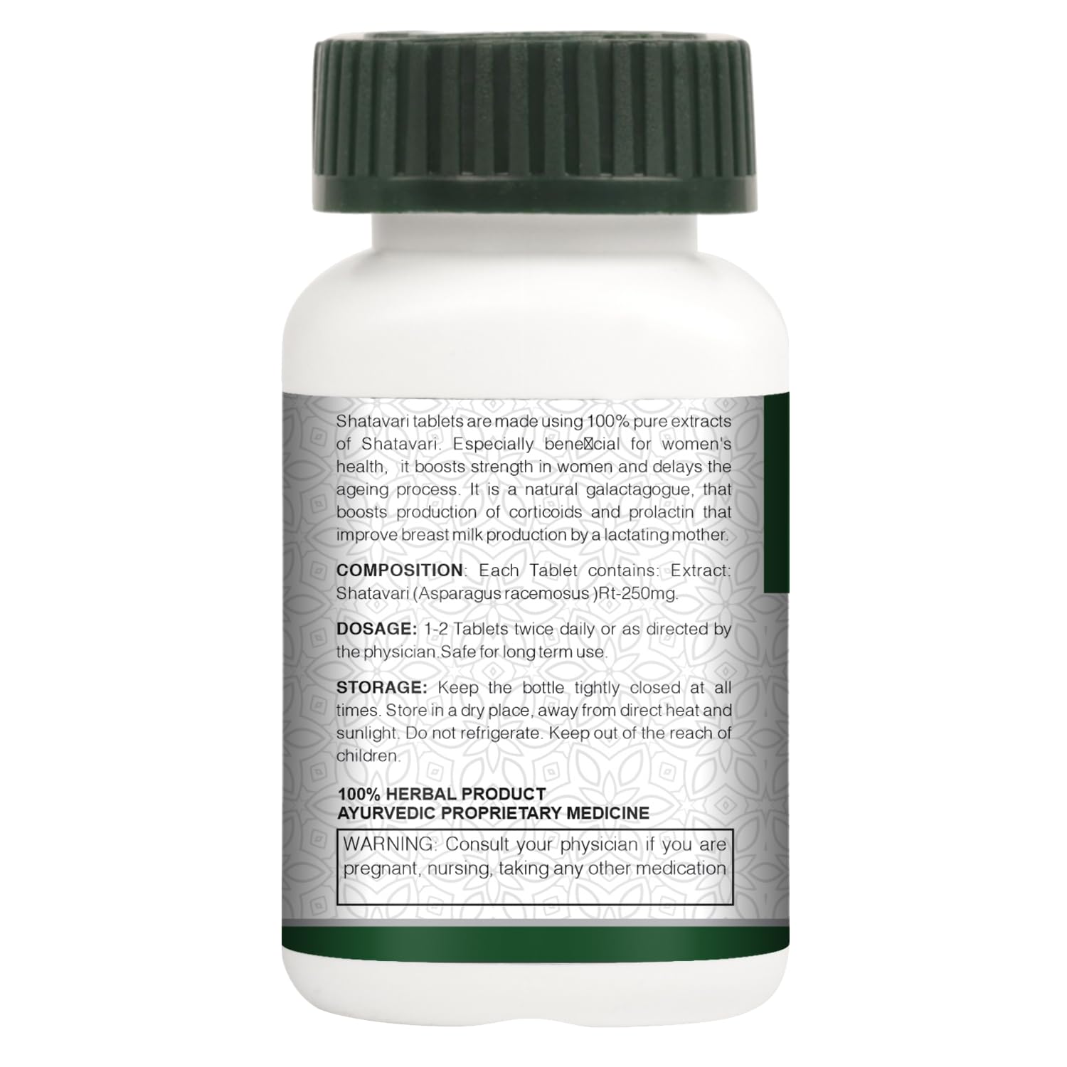 Vogue Wellness Shatavari Tablets | Shatavari (Asparagus Racemosus) Root Extract | Ayurvedic Herbal Supplement for Women's Wellness, Vitality, Hormonal Balance Support & Daily Wellness | 60 Vegetarian Tablets