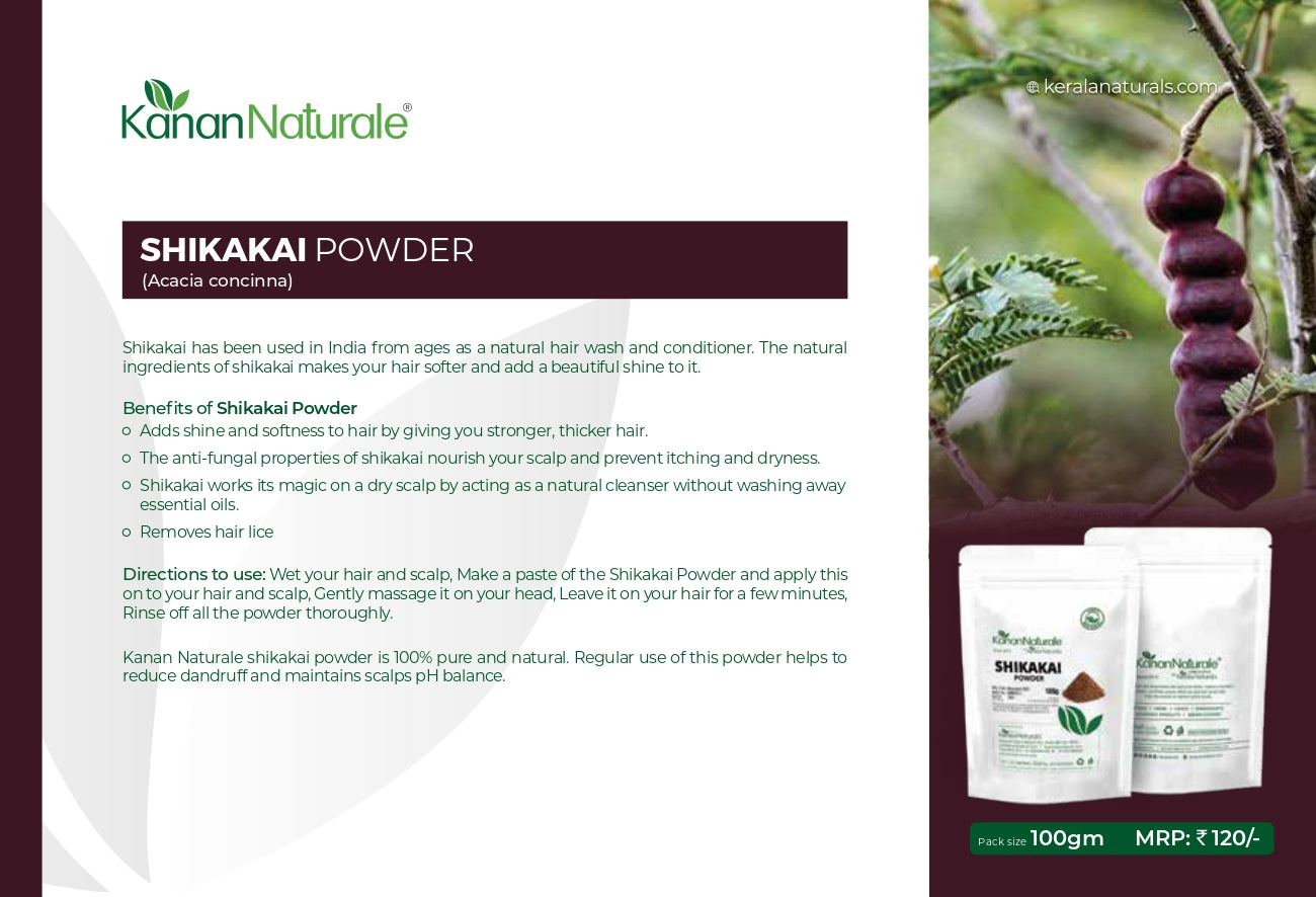 Kerala Naturals Shikakai powder 100 gm