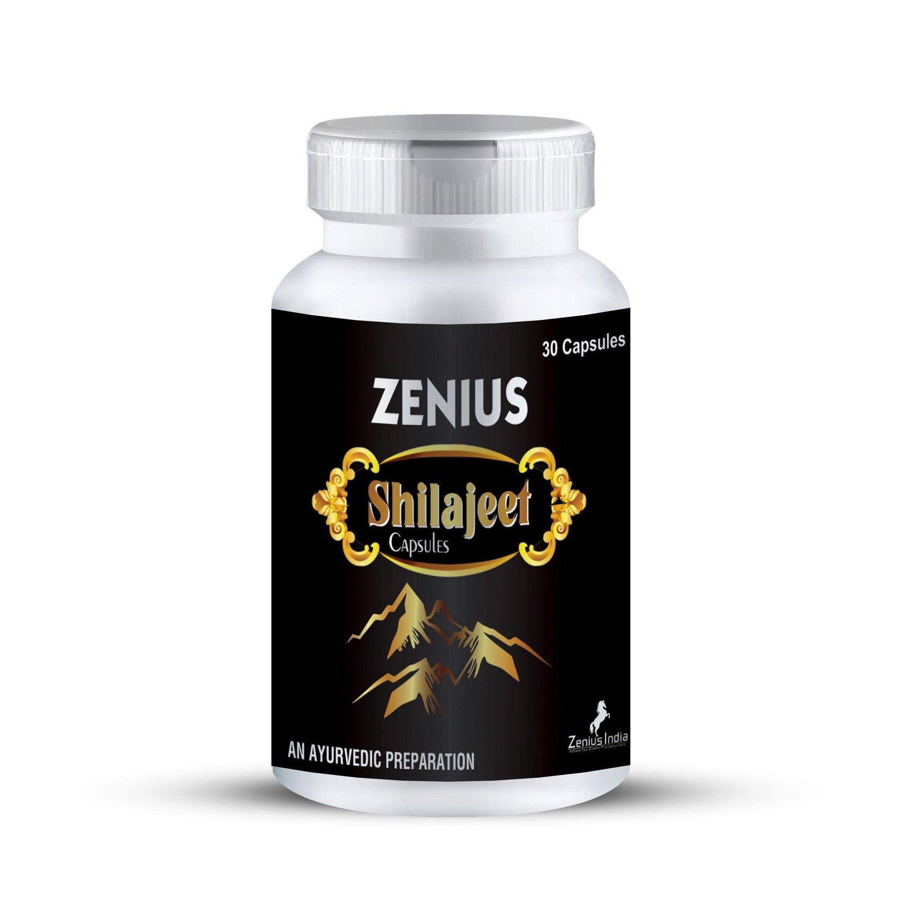 Zenius Shilajeet Capsules | for Sexual Stamina | Energy Level and Daily Wellness - 30 Capsule