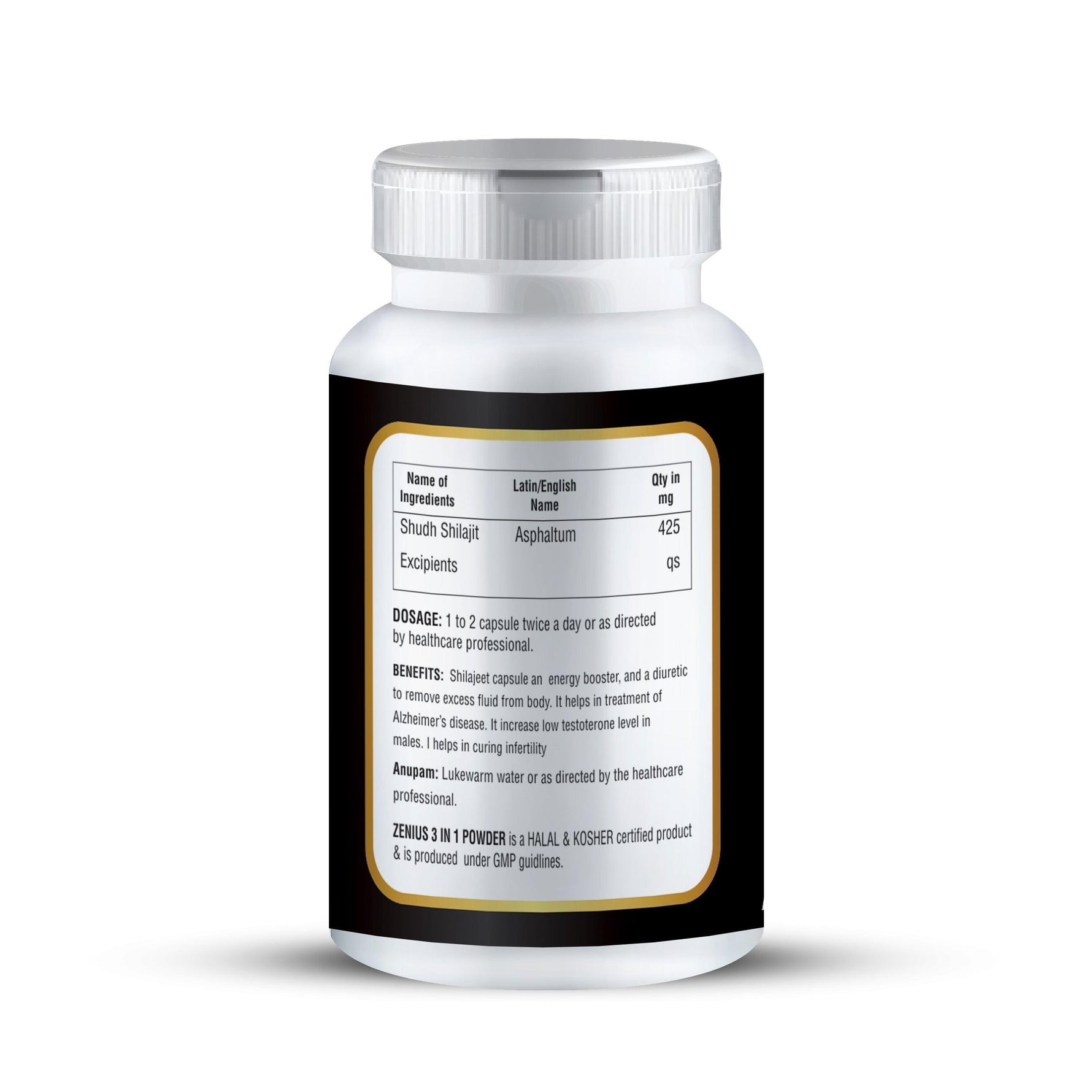 Zenius Shilajeet Capsule - 60 Capsule