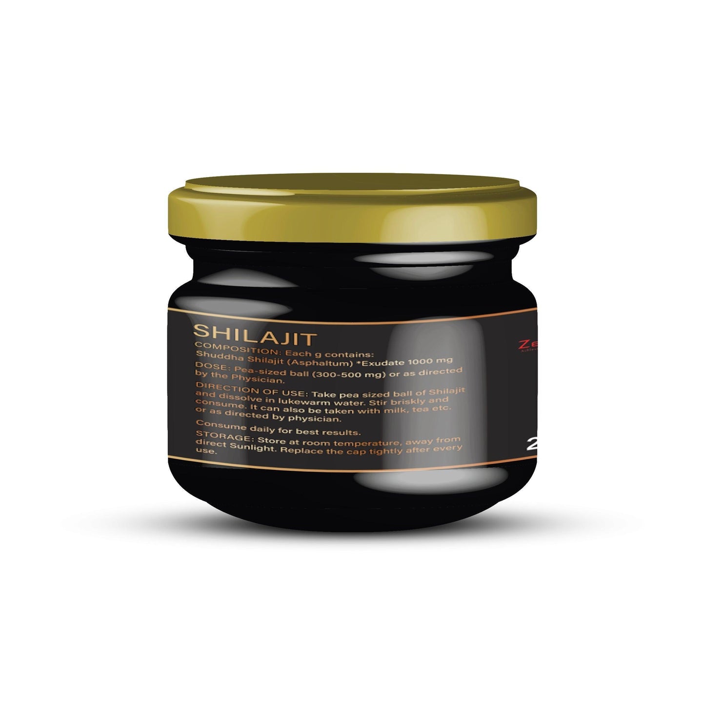 Zenius shilajit resin with ashwagandha - 20g
