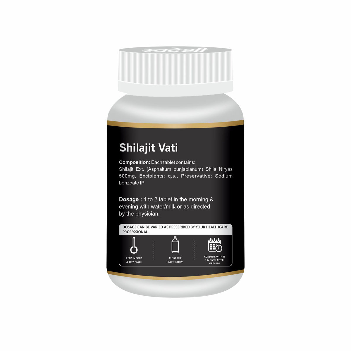 Pack of 2 Shilajit Vati 60 Tab for Energy, & Vitality Support.