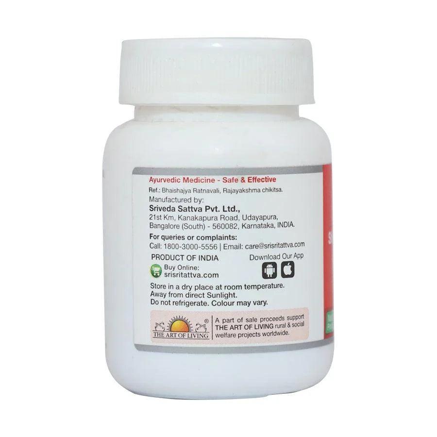 Sri Sri Tattva Shilajitvadi Lauha Vati Tablets - 300mg - 60 Tablets - Pack fo 2
