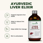 Simply Herbal Super Liver Elixir Enriched With Milk Thistle,Chicory for Strong & Healthy Liver - 200ml Elixir - Pack of 2