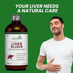 Simply Herbal Super Liver Elixir Enriched With Milk Thistle,Chicory for Strong & Healthy Liver - 200ml Elixir - Pack of 2