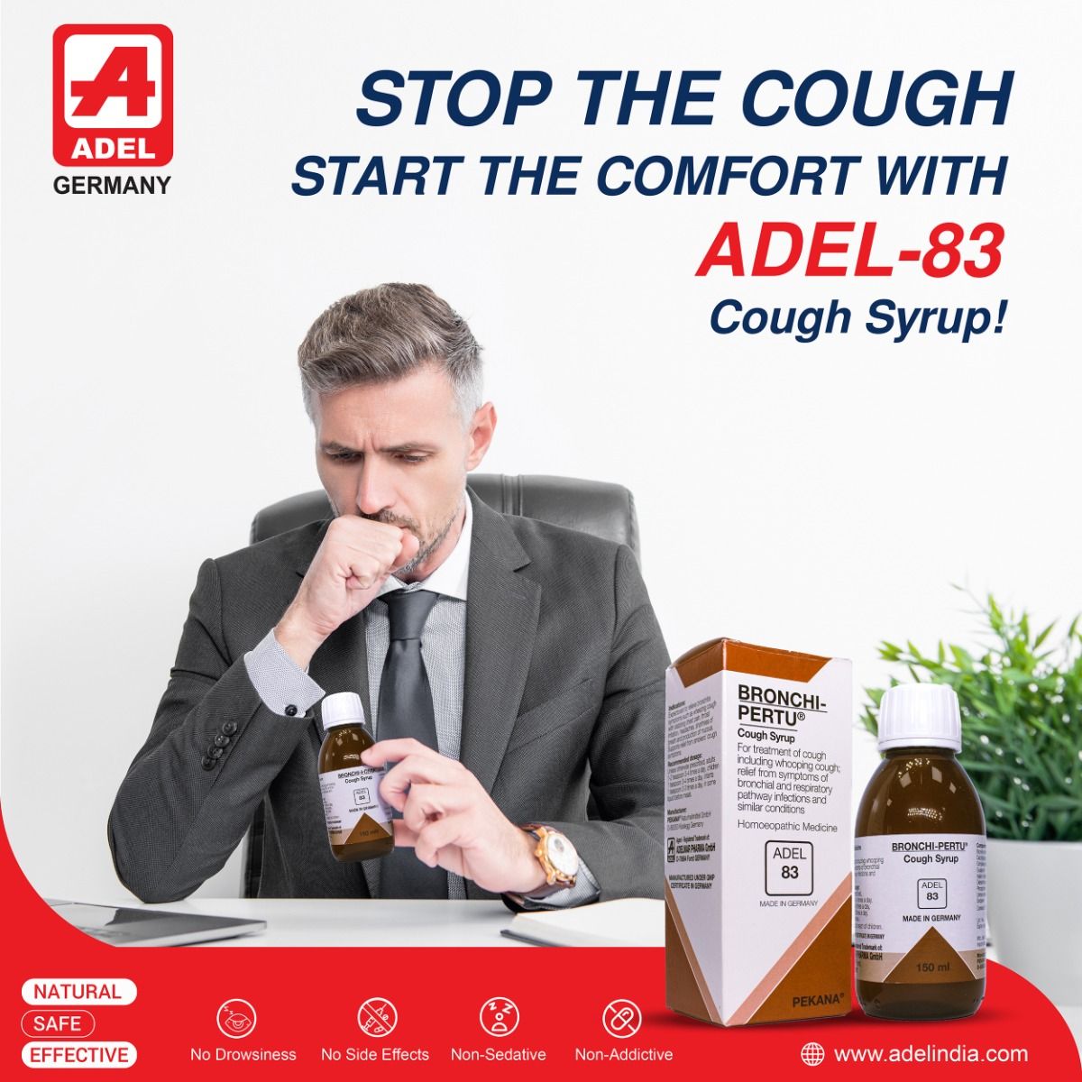 Adel Pekana ADEL 83 Bronchi-Pertu Syrup - 150ml