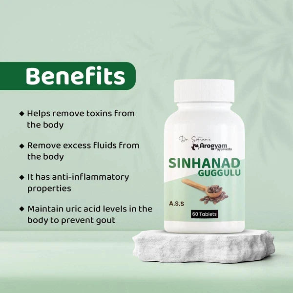 Dr. Satnam's Arogyam Ayurveda Sinhanad Guggulu Tablet (60 Each)