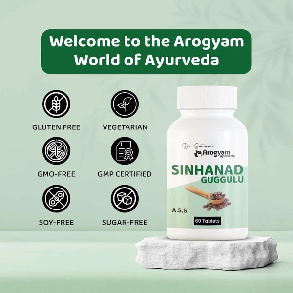 Dr. Satnam's Arogyam Ayurveda Sinhanad Guggulu Tablet (60 Each)