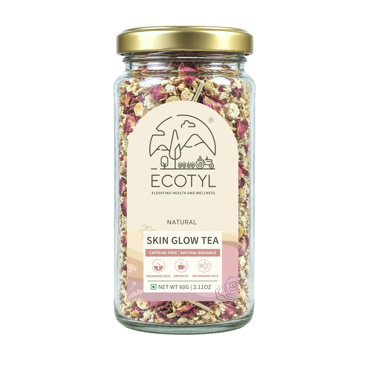 Ecotyl Skin Glow Tea | Skin Nourishment | Herbal Tea | 60g