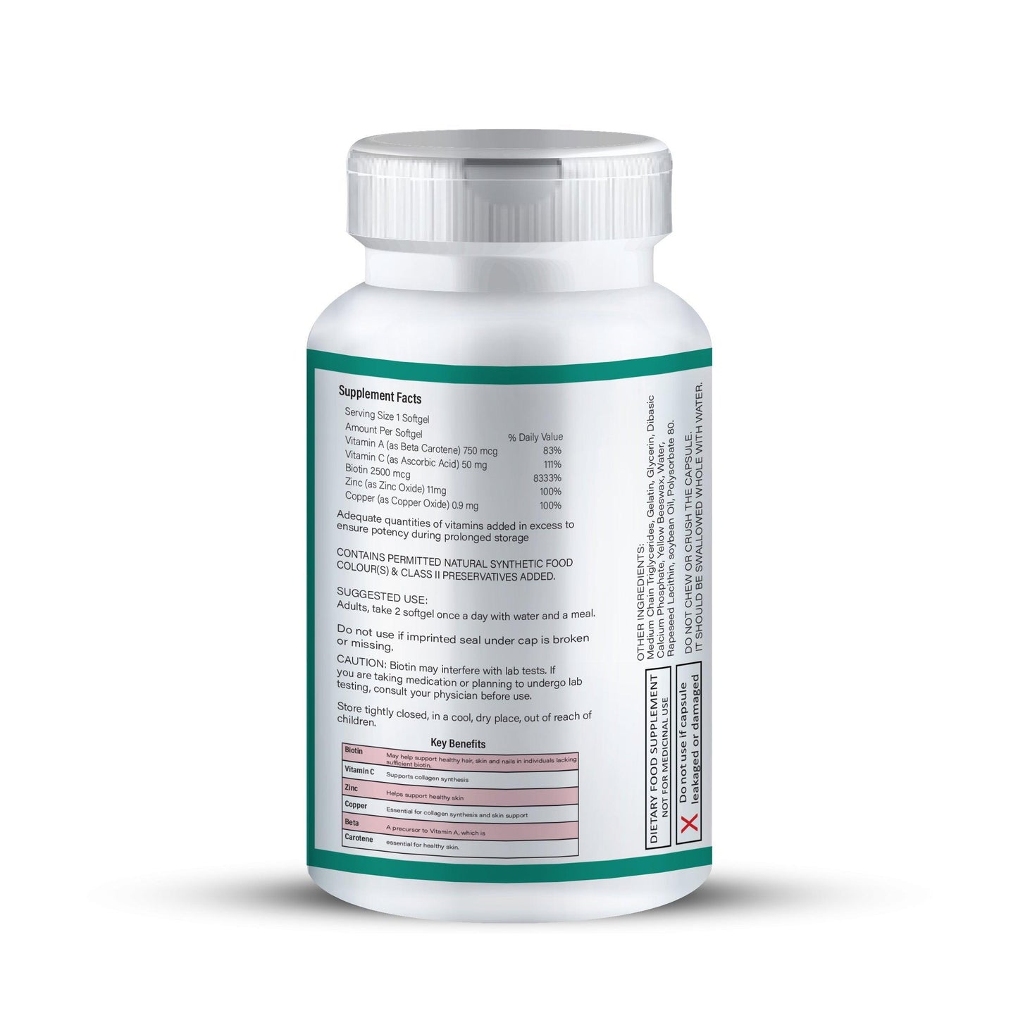 Zenius Skin whitening Capsule for Dry Skin Glow Pack