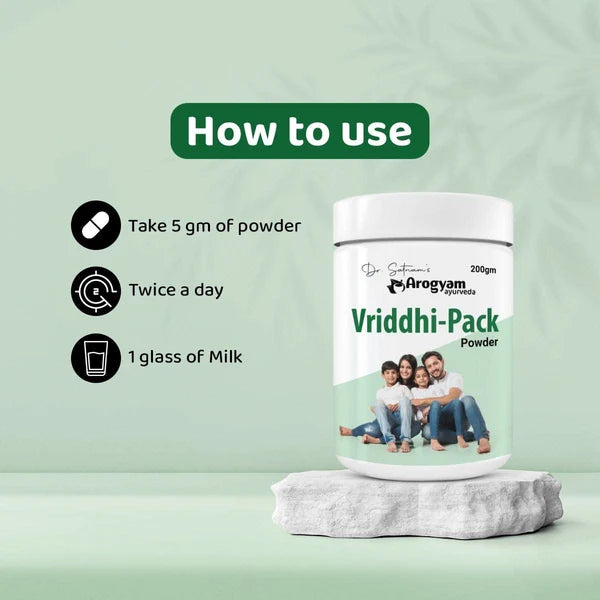 Dr. Satnam's Arogyam Ayurveda Vriddhi-Pack Powder (200g)
