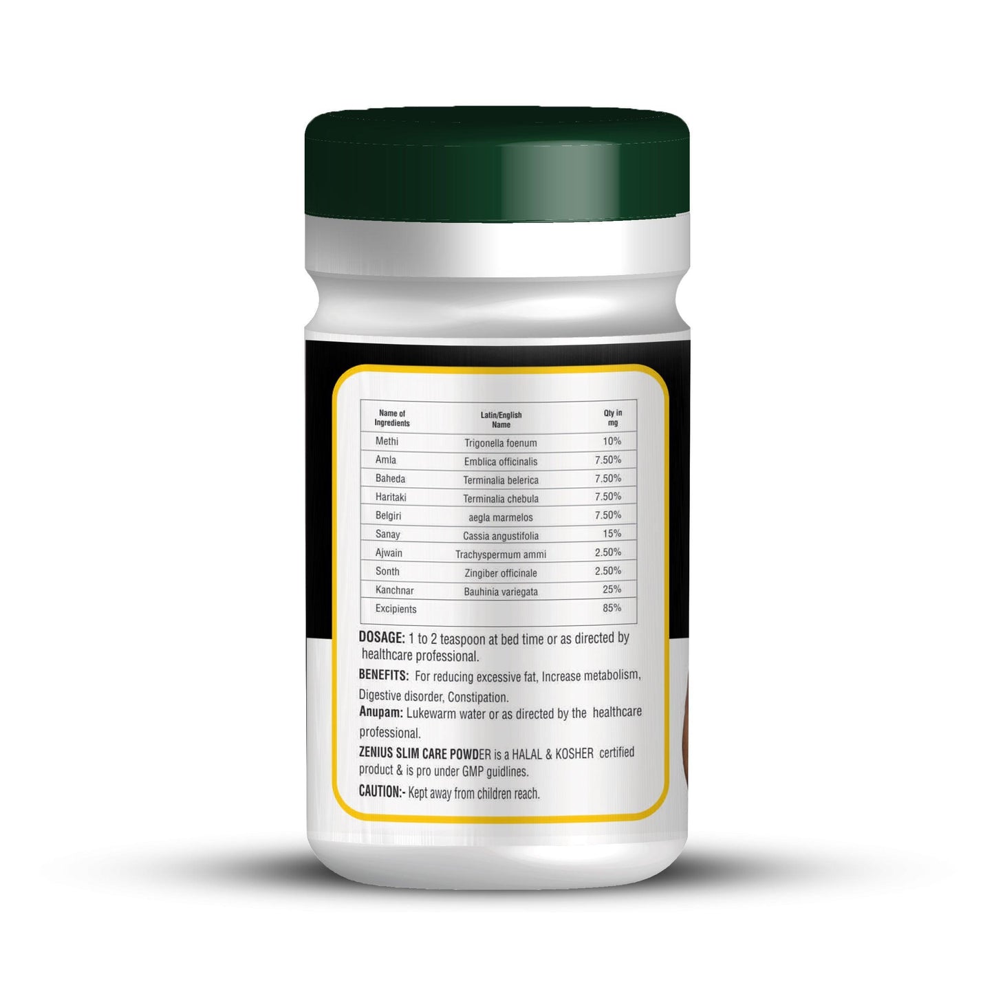 Zenius Slim Care Powder for weight loss supplements