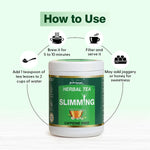 Arogyam Herbal Tea for Slimming – Caffeine-Free Herbal Tea for Weight Management & Daily Wellness Support – 100g