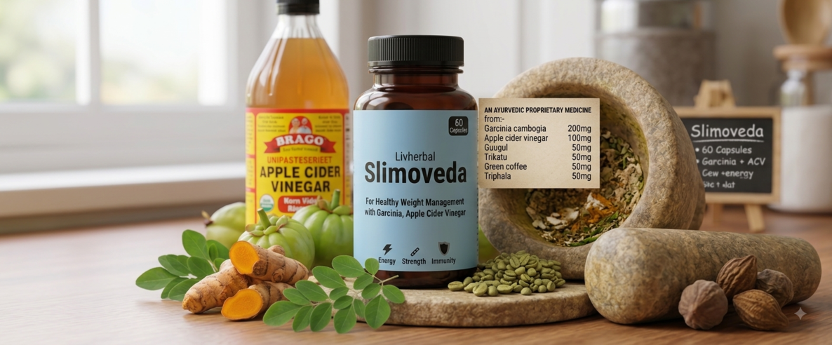 Slimoveda - Ayurvedic Weight Management Capsules-60 Capsules