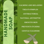 Bansiwala Khadi Aloe Vera Soap | Natural Handmade Herbal Bathing Soap for All Skin