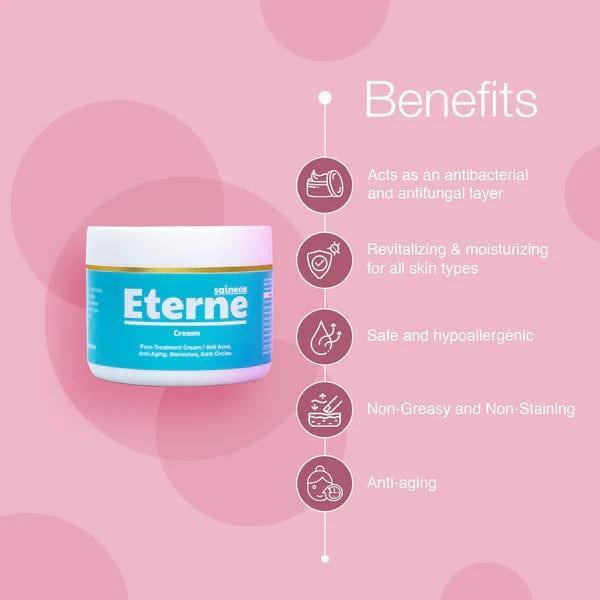 Sqineca Sqineca ETERNE Ayurvedic Anti-aging, Fairness, Anti-wrinkle & Moisturizer Cream 50g