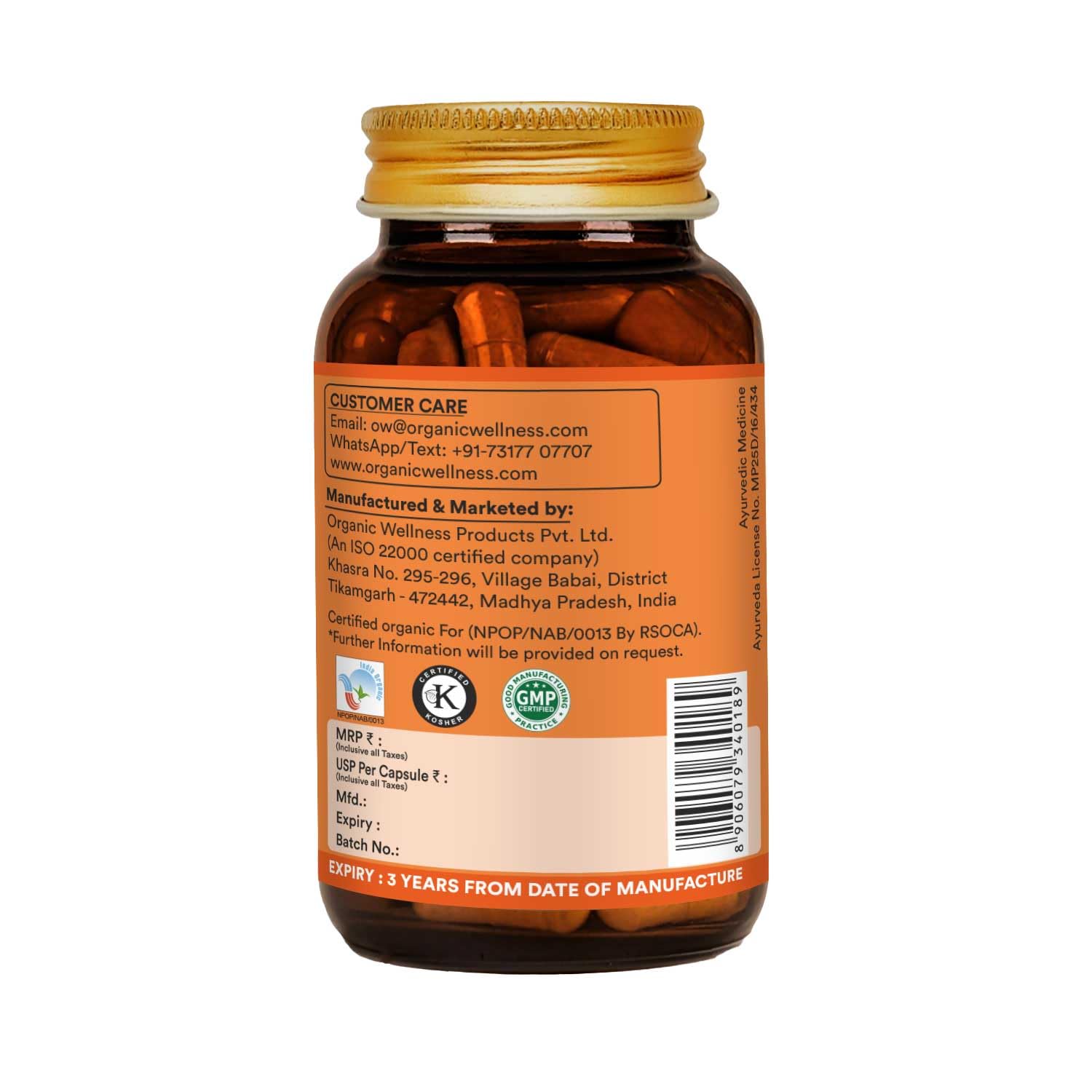 Organic Wellness Diabo-Fit Capsules - 90 Capsules