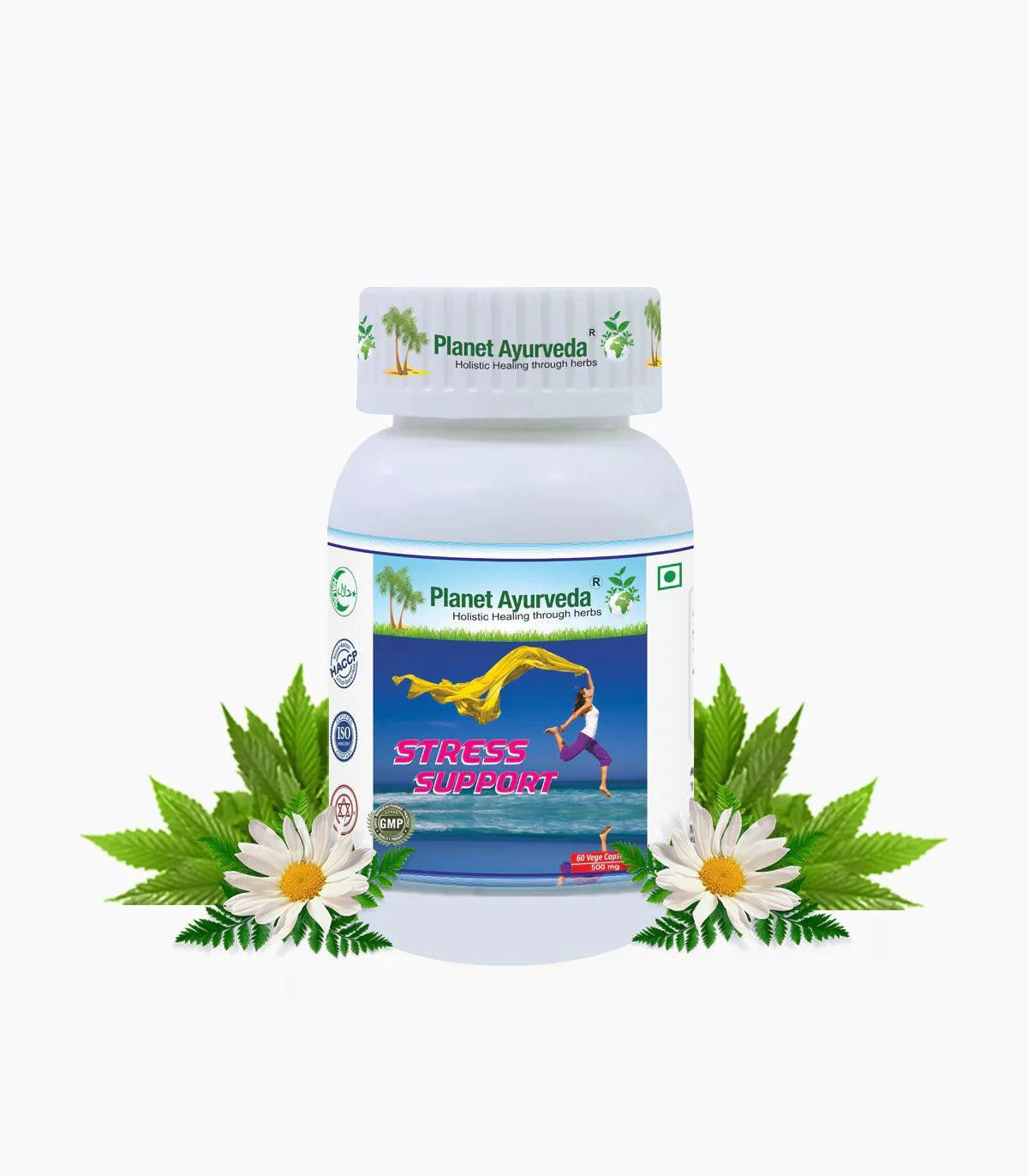Planet Ayurveda Stress Support Capsule - 60 Capsules
