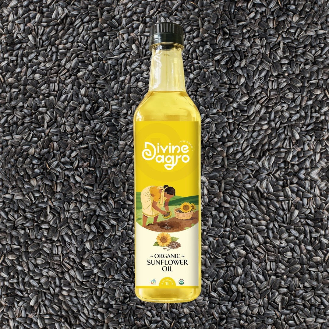 Divine Agro Sunflower Oil - 1ltr.