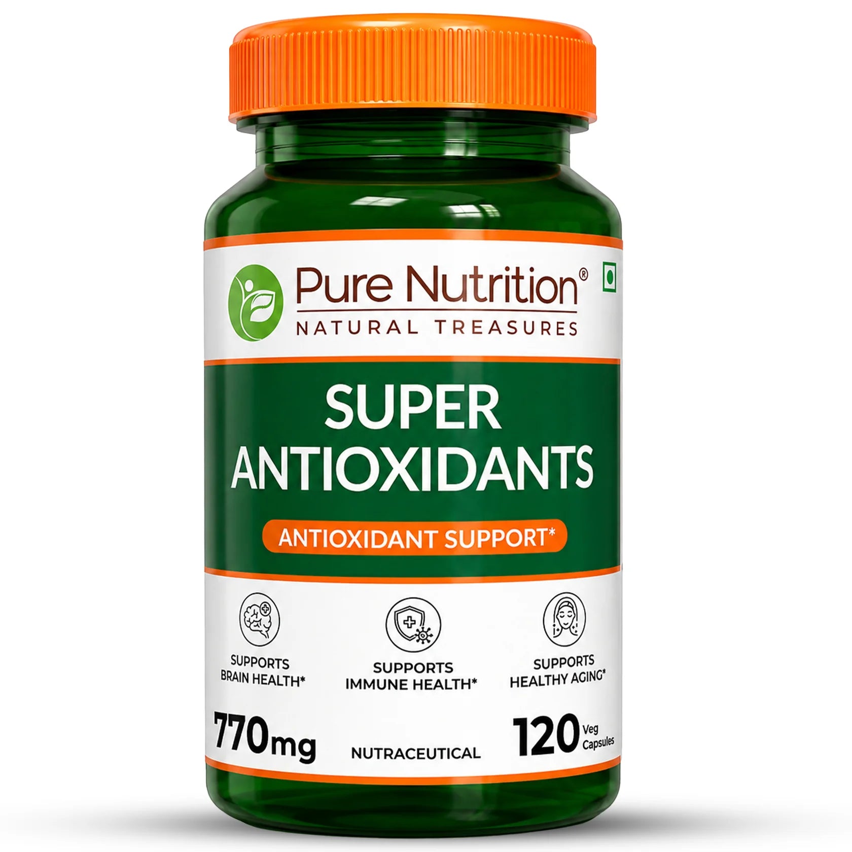 Pure Nutrition Super Antioxidants 770mg (120 Veg Capsules)