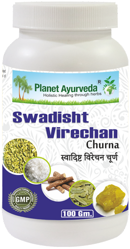 Planet Ayurveda Swadisht Virechan Churna - 100g for Easy Bowel Movement
