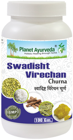 Planet Ayurveda Swadisht Virechan Churna - 100g for Easy Bowel Movement
