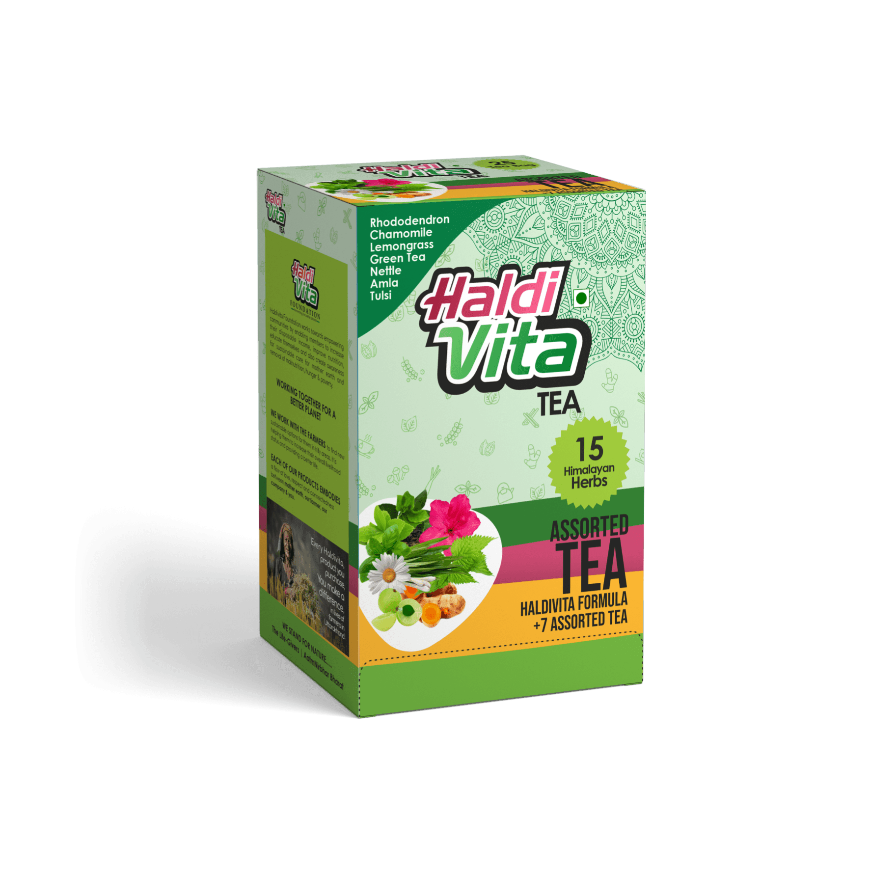Haldi Vita Tea Haldivita Assorted Tea – 7 flavors (25 tea bags)