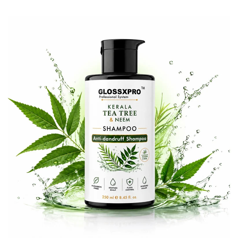 GLOSSXPRO Professional System Kerala Tea Tree & Neem Shampoo 250 ML