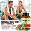 Zespo Tongkat Ali 100:1 Extract 5-in-1 Herbal Formula – 60 Capsules