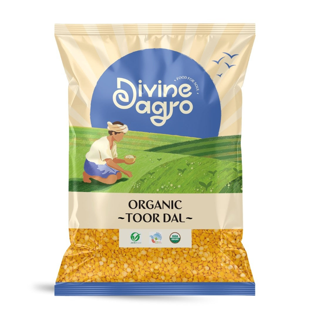 Divine Agro Toor Daal - 1kg