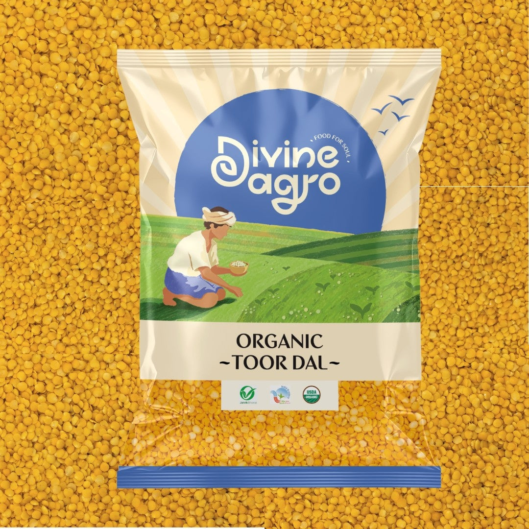 Divine Agro Toor Daal - 1kg
