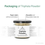 Satopradhan Triphala Powder 150g - Made from Organically Grown & Dried Amla, Baheda & Harad | USDA & NPOP Certified Organic
