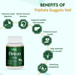 Pack of 2 Triphala Guggul 60 Vati – Supports Digestion, Immunity & Liver Health.