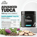 Zespo Advanced TUDCA (Tauroursodeoxycholic Acid) with Milk Thistle & Astragalus Root – Supports Liver Health, Bile Flow & Digestive Wellness – 90 Capsules