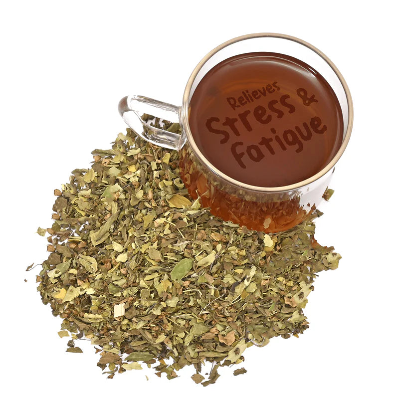 Satopradhan Tulsi Moringa Tea 25g - Caffeine-Free Herbal Tea for Cough, Cold, & Fever