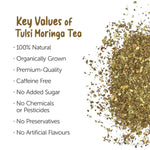 Satopradhan Tulsi Moringa Tea 25g - Caffeine-Free Herbal Tea for Cough, Cold, & Fever