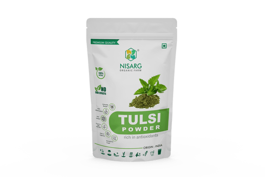 Nisarg Organic Farm Tulsi Powder