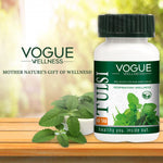Vogue Wellness Tulsi Tablets | Holy Basil (Ocimum Sanctum) Leaf Extract | Ayurvedic Herbal Supplement for Immunity Support, Respiratory Wellness, Antioxidant Protection & Daily Wellness | 60 Vegetarian Tablets